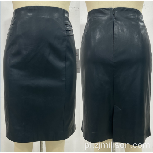 Łatwa spódnica w kolorze czarnej damskiej spódnicy damskiej
